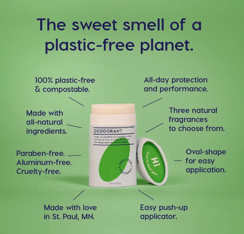 HiBAR Deodorant Fresh Rain + Cucumber HiBAR
