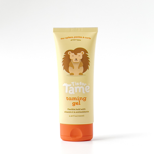 Hair Taming Gel for Kids with Vitamin E, Natural, Not Sticky