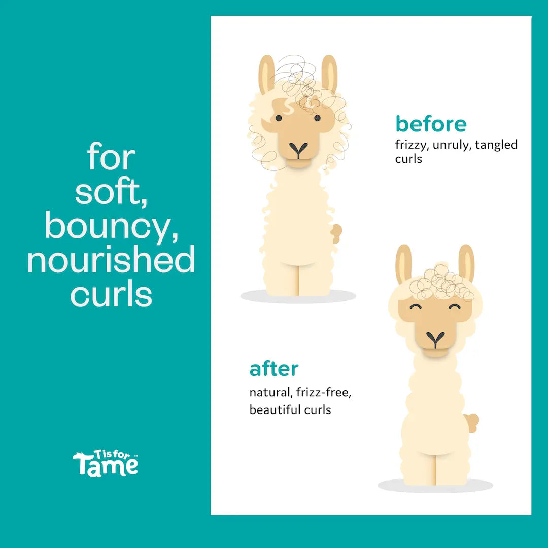 NEW Taming Conditioner – Natural & Nourishing Conditioner for Kids with Curls T is for Tame