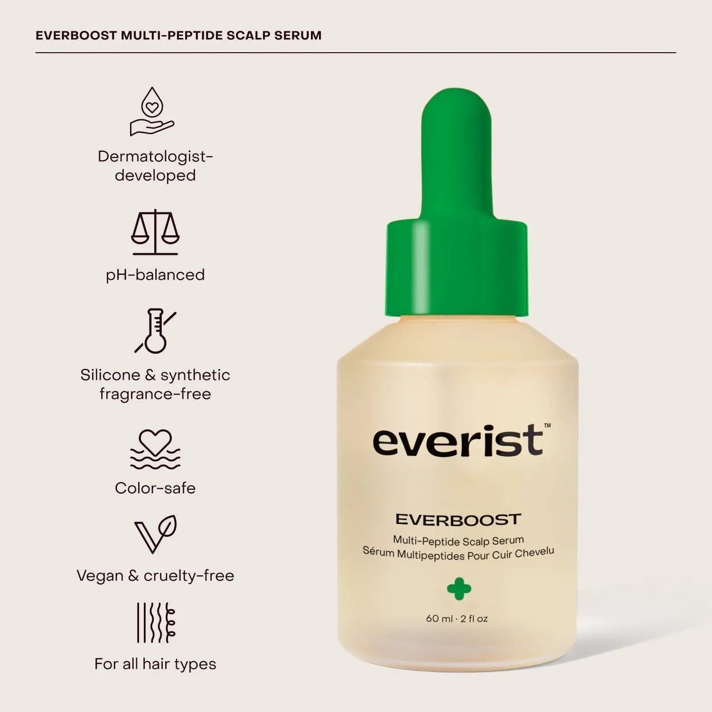 EverBoost Multi-Peptide Scalp Serum Everist