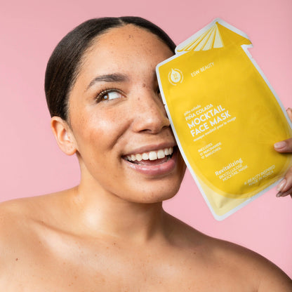 Piña Colada Revitalizing Biocellulose Mocktail Mask ESW Beauty