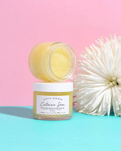 CITRINE SEA Tropical Exfoliator: Turmeric Oil + Salt Crystal Earth Harbor Naturals