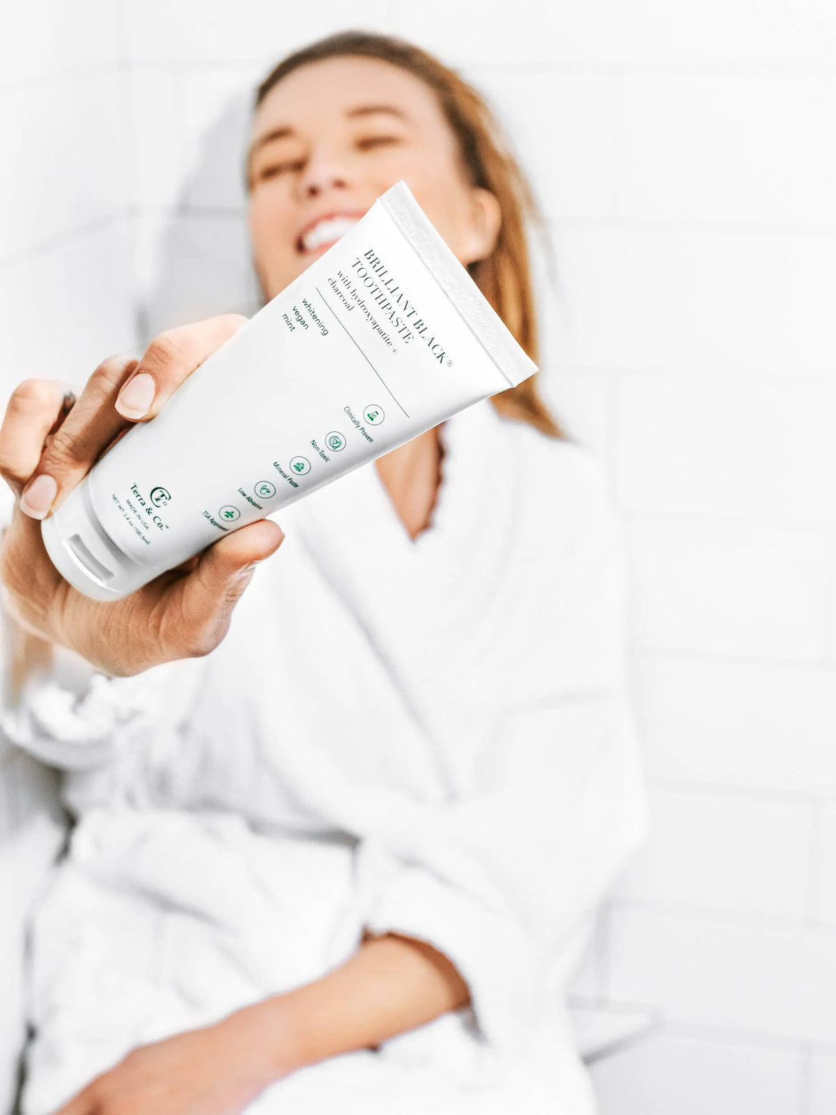 Hydroxyapatite Toothpaste + Charcoal: Default Terra & Tide LLC.