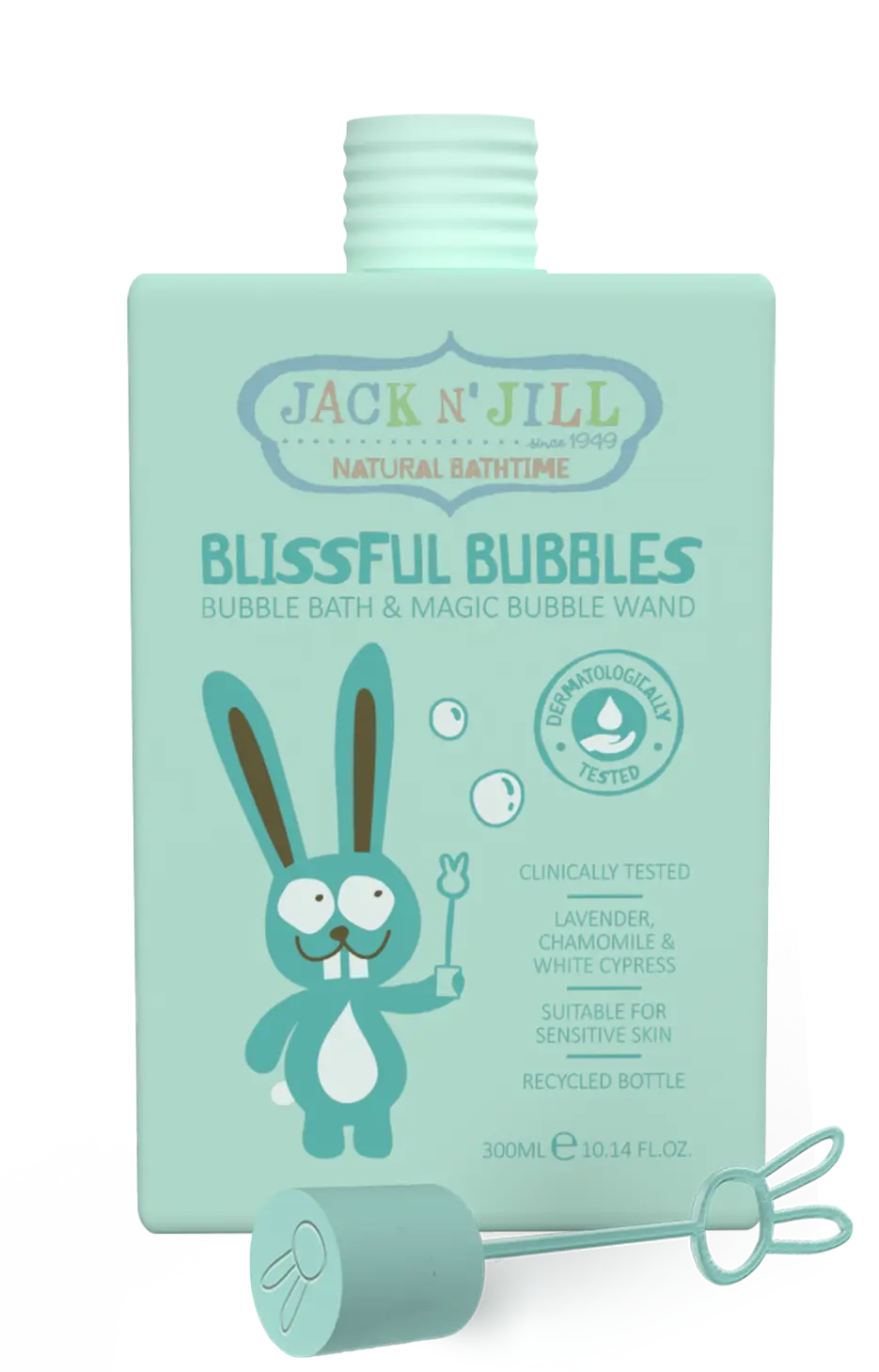 Jack N' Jill Bubble Bath with Bubble Wand - Natural 300mL
