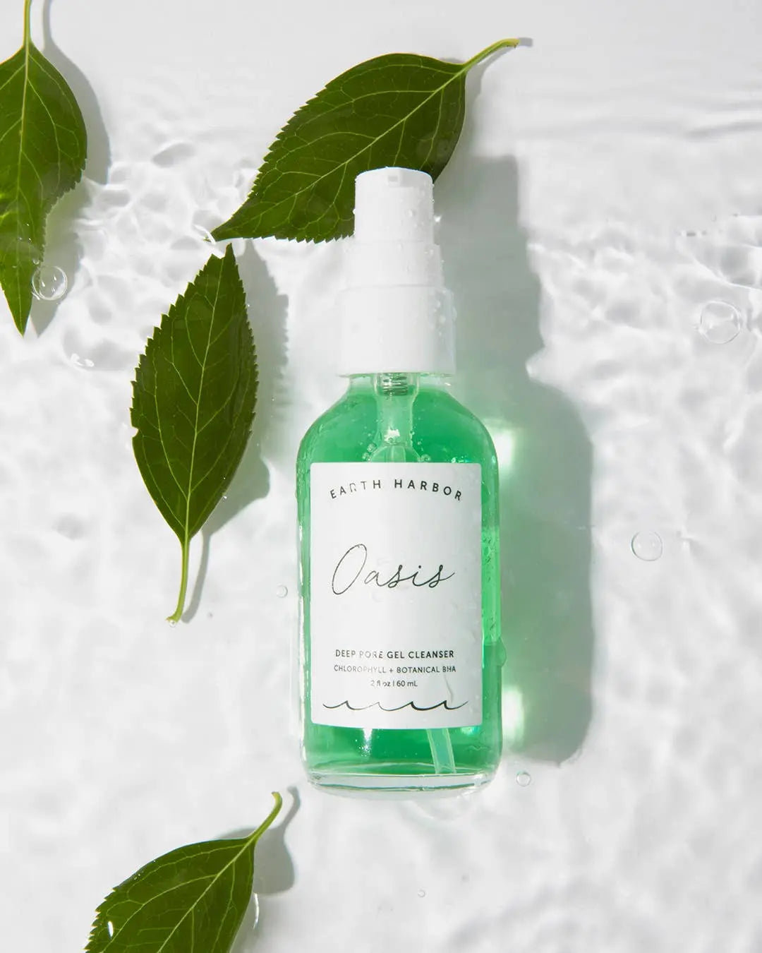 OASIS Deep Pore Gel Cleanser: Chlorophyll + Botanical BHA Earth Harbor Naturals