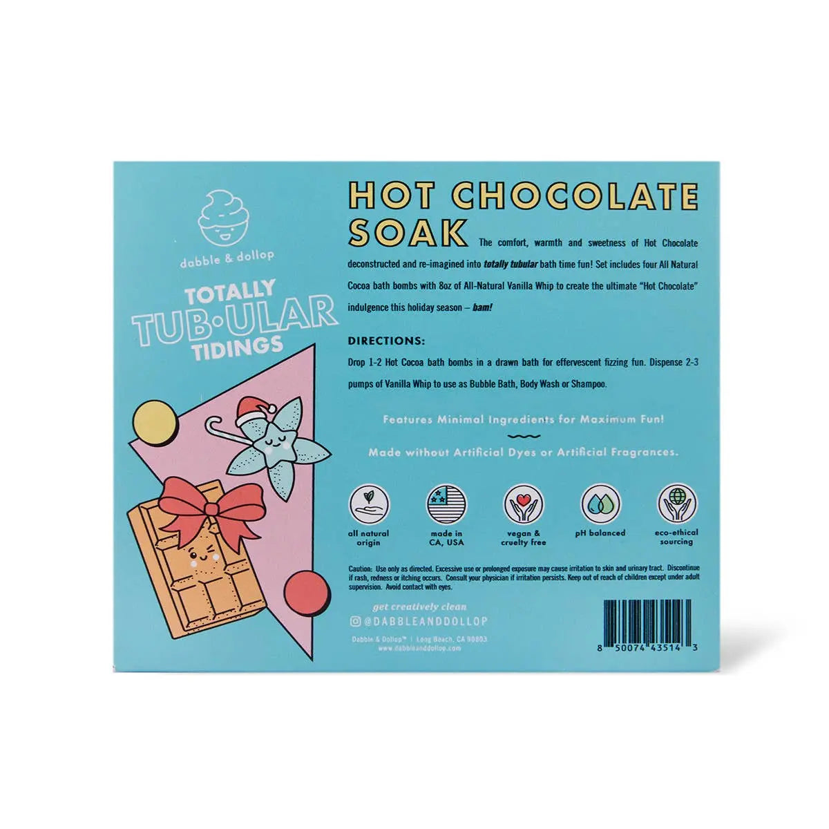 Totally Tub-ular Hot Chocolate Soak Dabble & Dollop