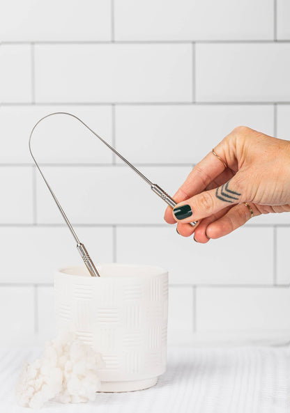 Gentle Green Tongue Scraper