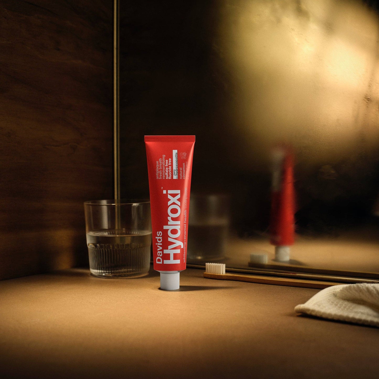 Davids Hydroxi™ whitening+enamel health nano hydroxyapatite premium toothpaste / cinnamon Davids Health Sciences, Inc