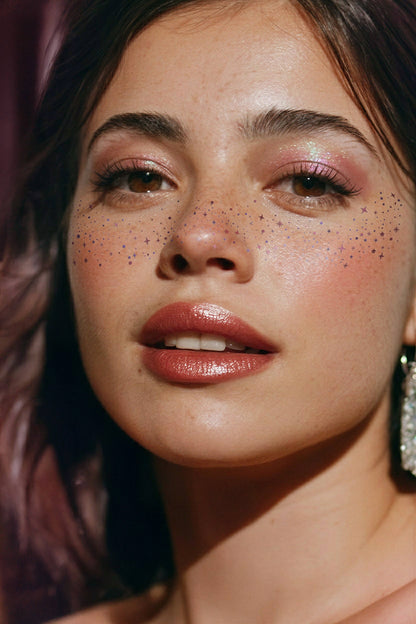 Pink "Good" Witch Speckles — Halloween Makeup