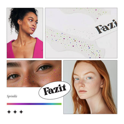 Sprinkled Speckles — Multicolored speckles makeup patches
