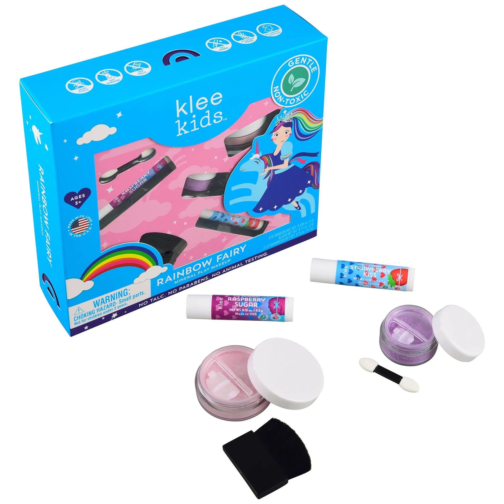 Rainbow Fairy - Klee Kids Natural Mineral Play Makeup Kit: Rainbow Fairy Klee Naturals