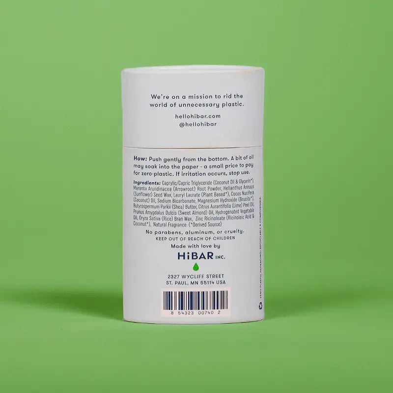 HiBAR Deodorant Fresh Rain + Cucumber HiBAR
