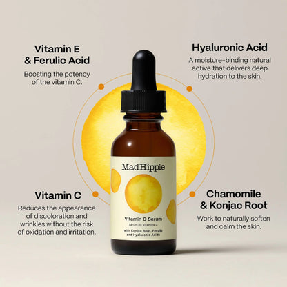 Vitamin C Serum - Brightening Natural Skincare Mad Hippie