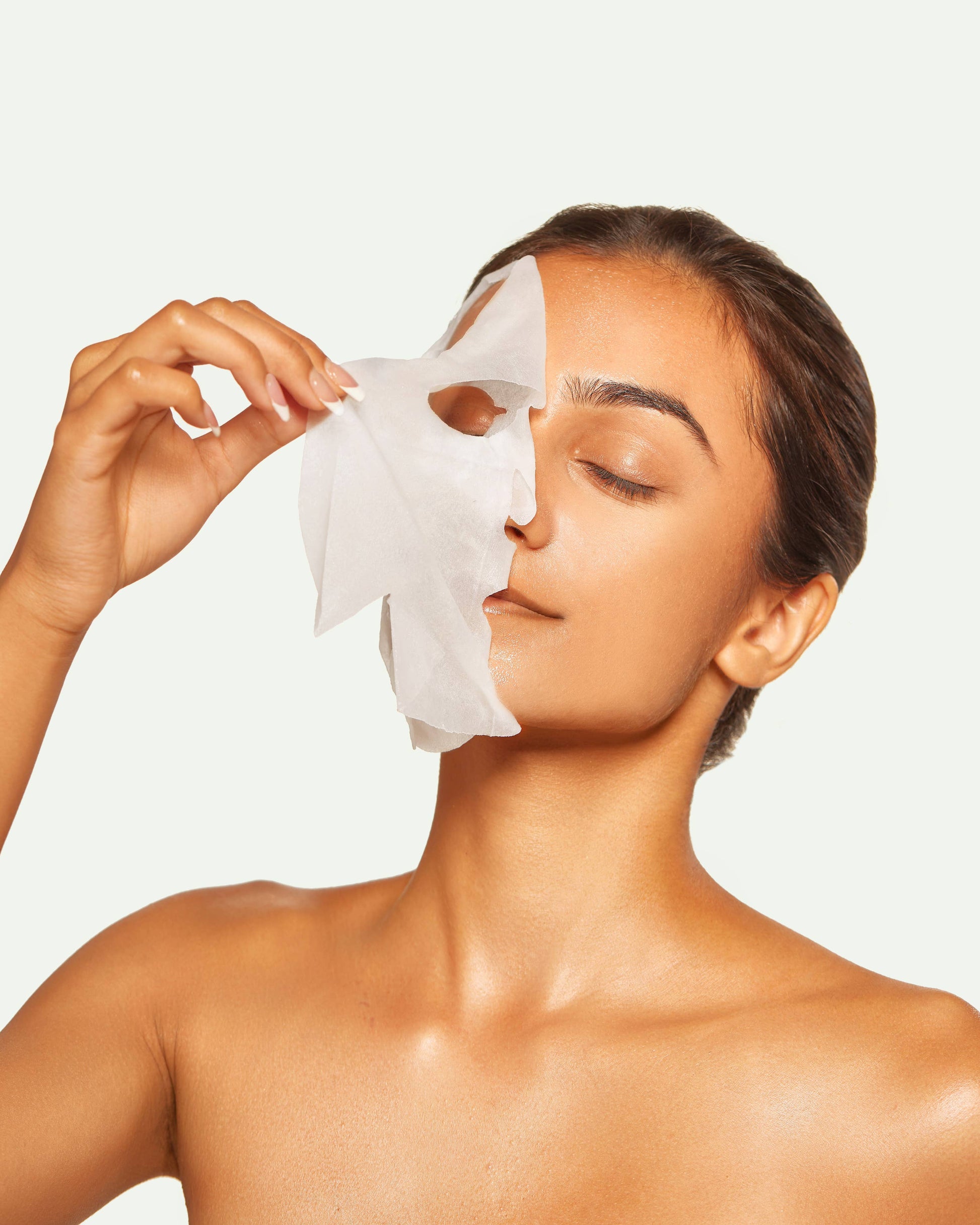 Avocado Banana Milk Hydrating Plant-Based Milk Sheet Mask: With Peg Hole ESW Beauty