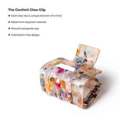 The Small Confetti Claw Clip: Single (1 Unit) Everist