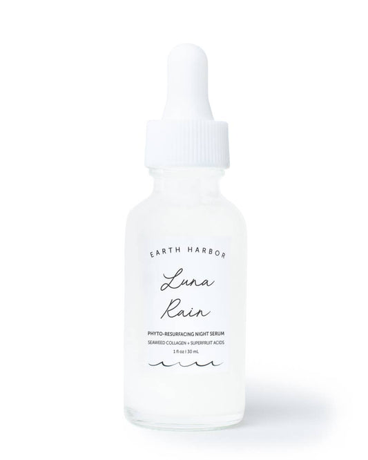 LUNA RAIN Night Serum: Superfruit Acids + Seaweed Collagen