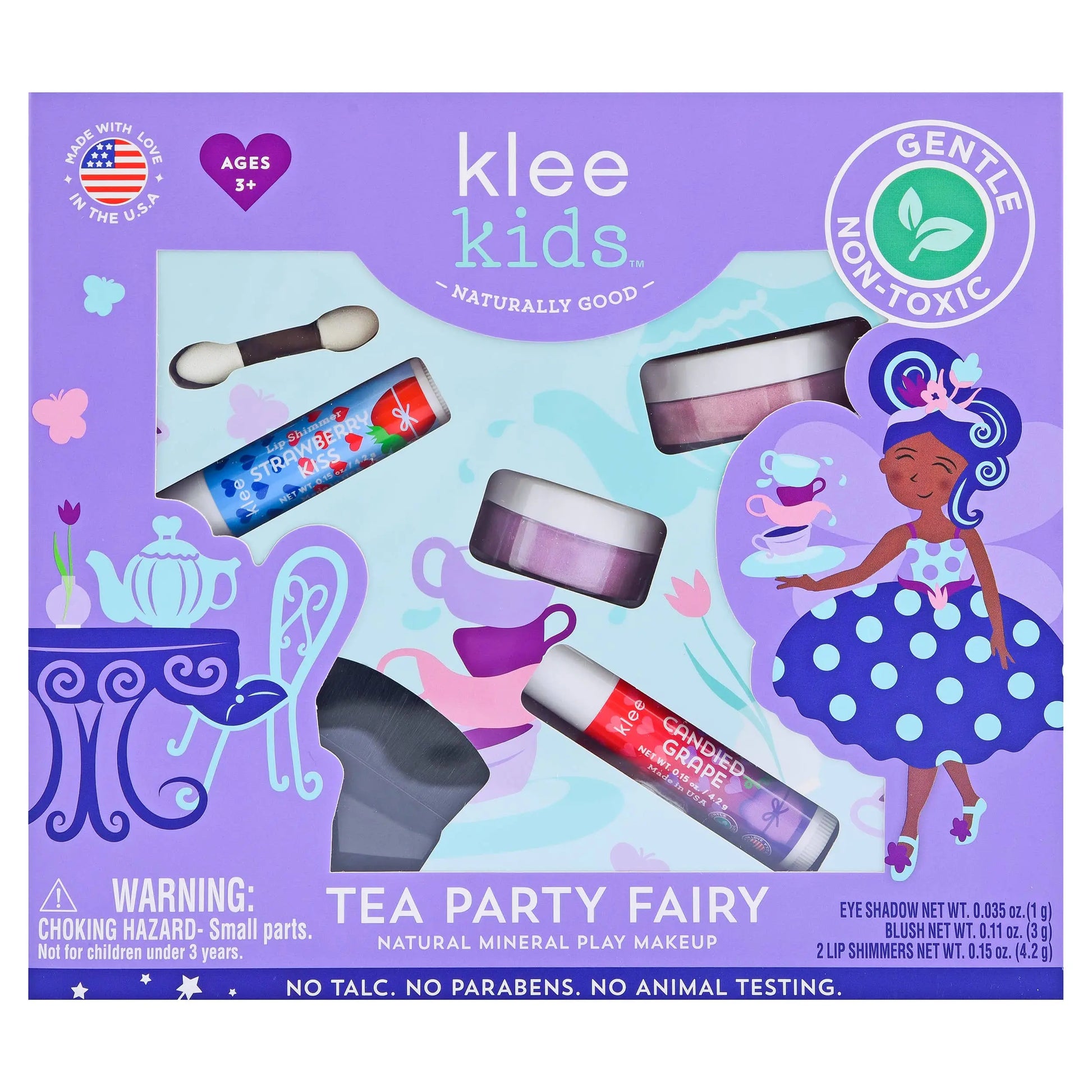 Rainbow Fairy - Klee Kids Natural Mineral Play Makeup Kit: Rainbow Fairy Klee Naturals