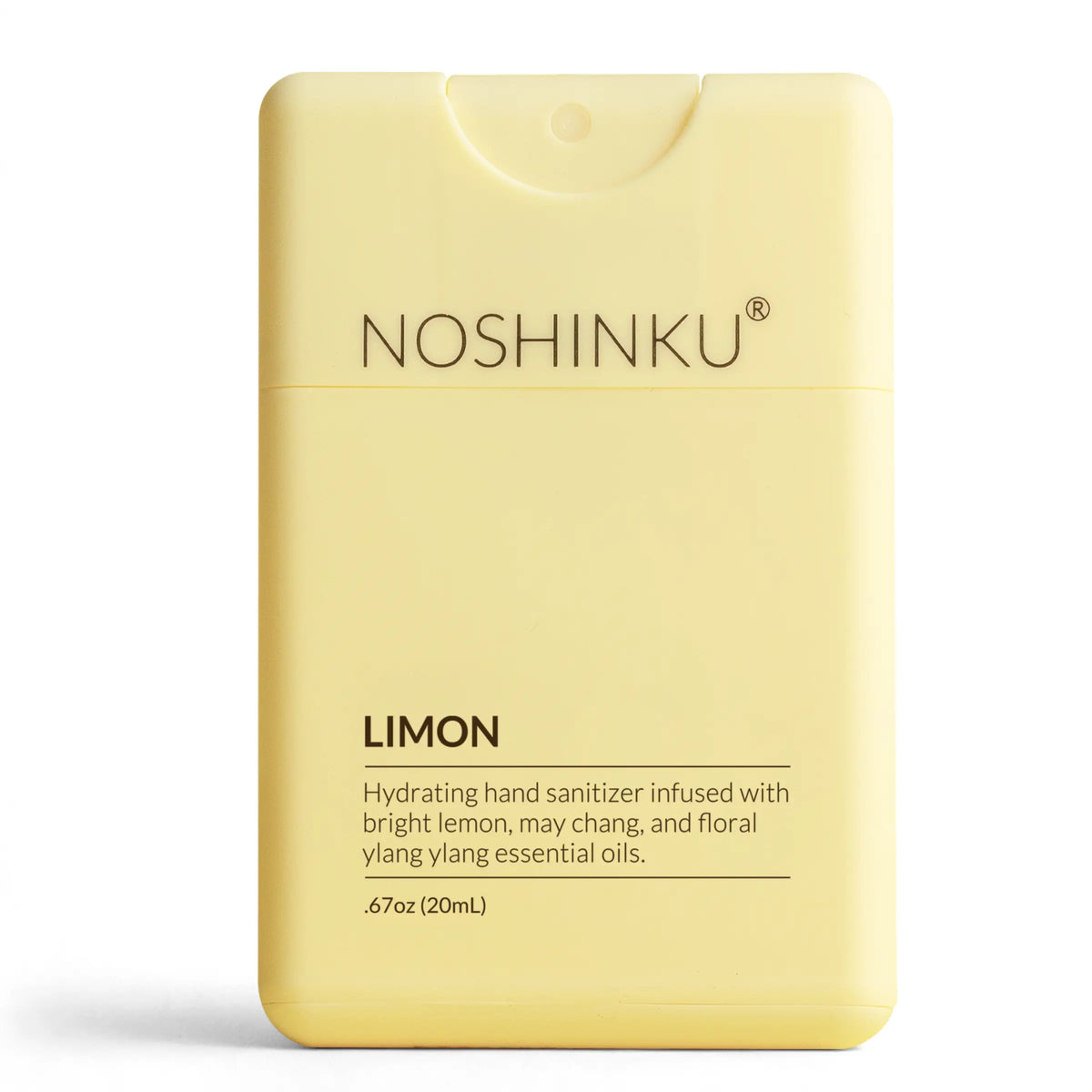 Refillable Lemon Ylang-Ylang Moisturizing Pocket Sanitizer Noshinku