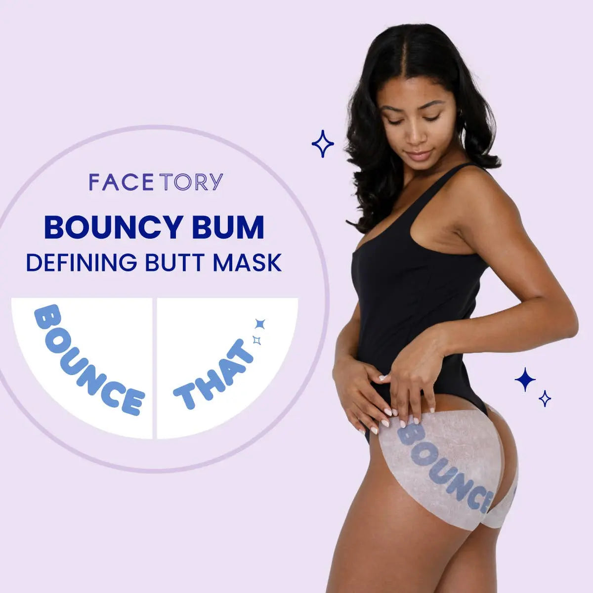 Butt Masks - K-Beauty - Defining - Bouncy Bum - Set of 2 FaceTory