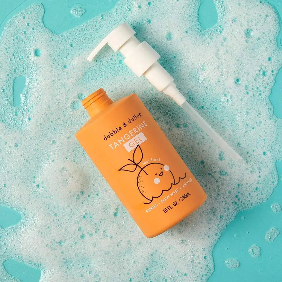 All-Natural Tangerine Shampoo, Body Wash & Bubbles Dabble & Dollop