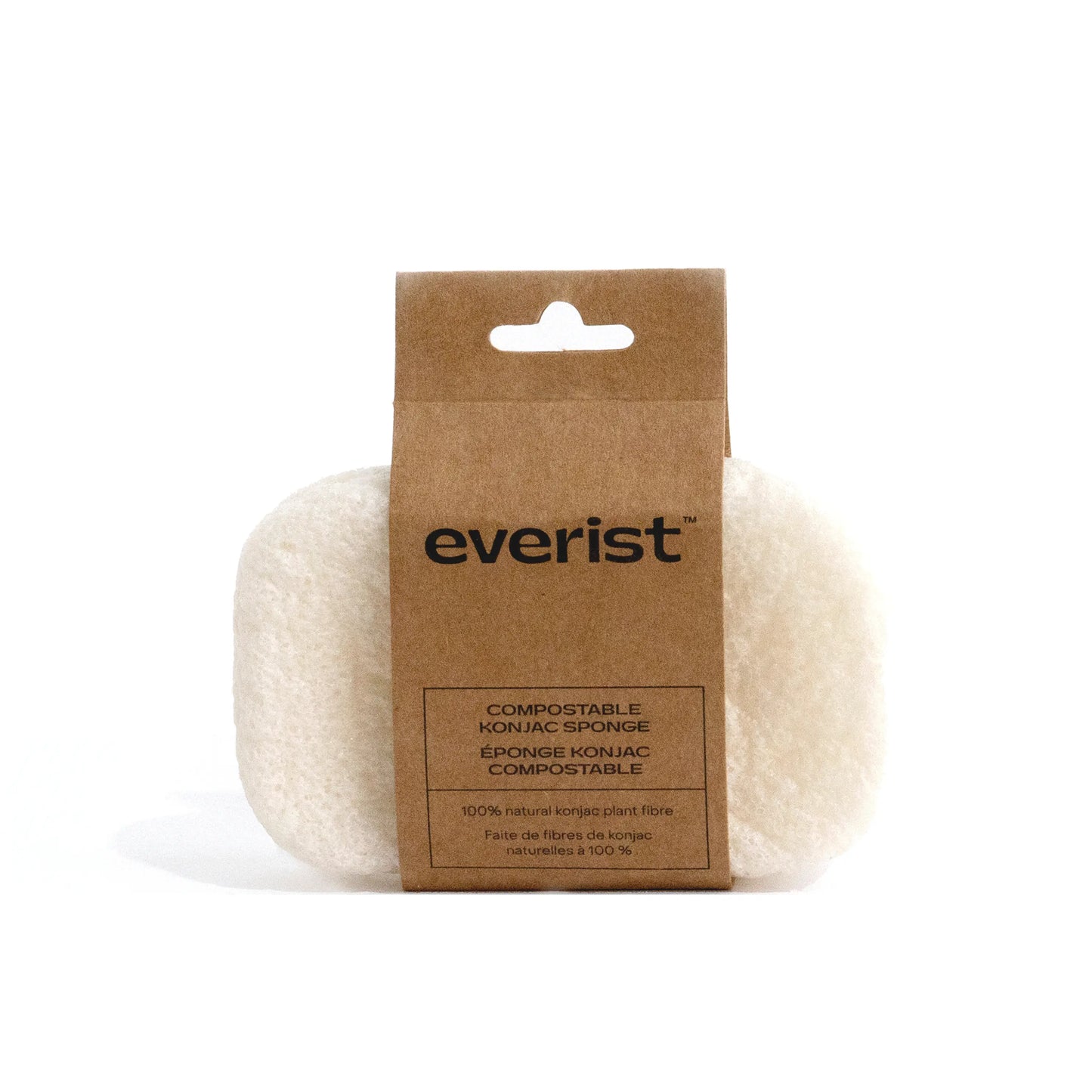 Compostable Konjac Body Sponge: Single (1 Unit) Everist