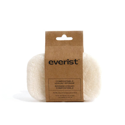 Compostable Konjac Body Sponge: Single (1 Unit) Everist