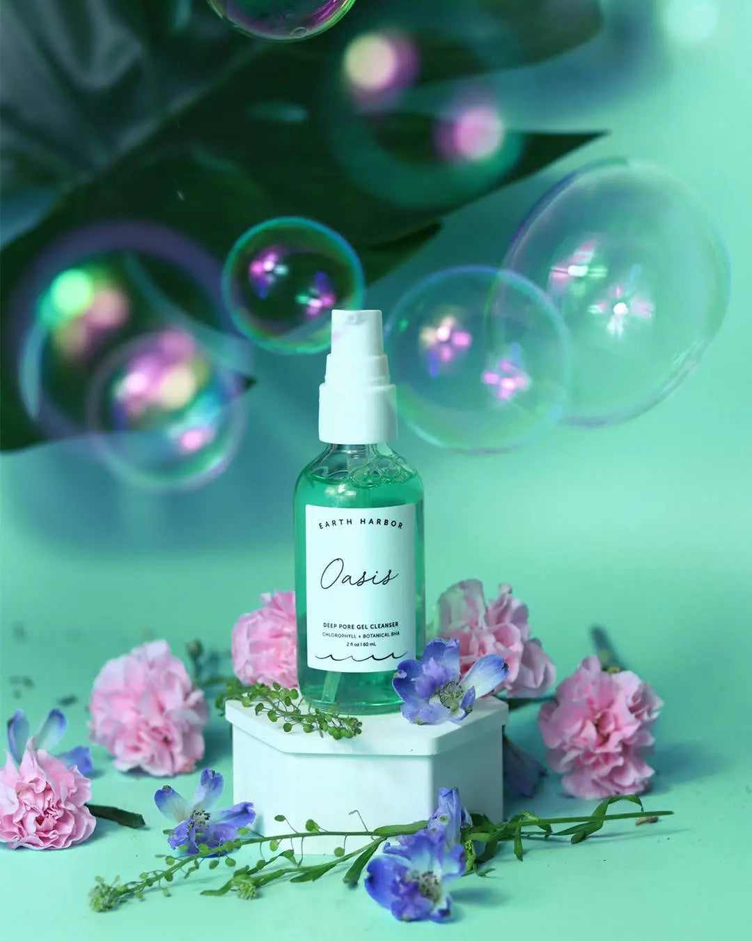 OASIS Deep Pore Gel Cleanser: Chlorophyll + Botanical BHA Earth Harbor Naturals