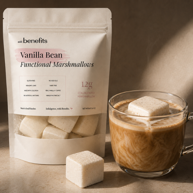 Vanilla Bean Functional Marshmallows: 7 Marshmallows with Benefits