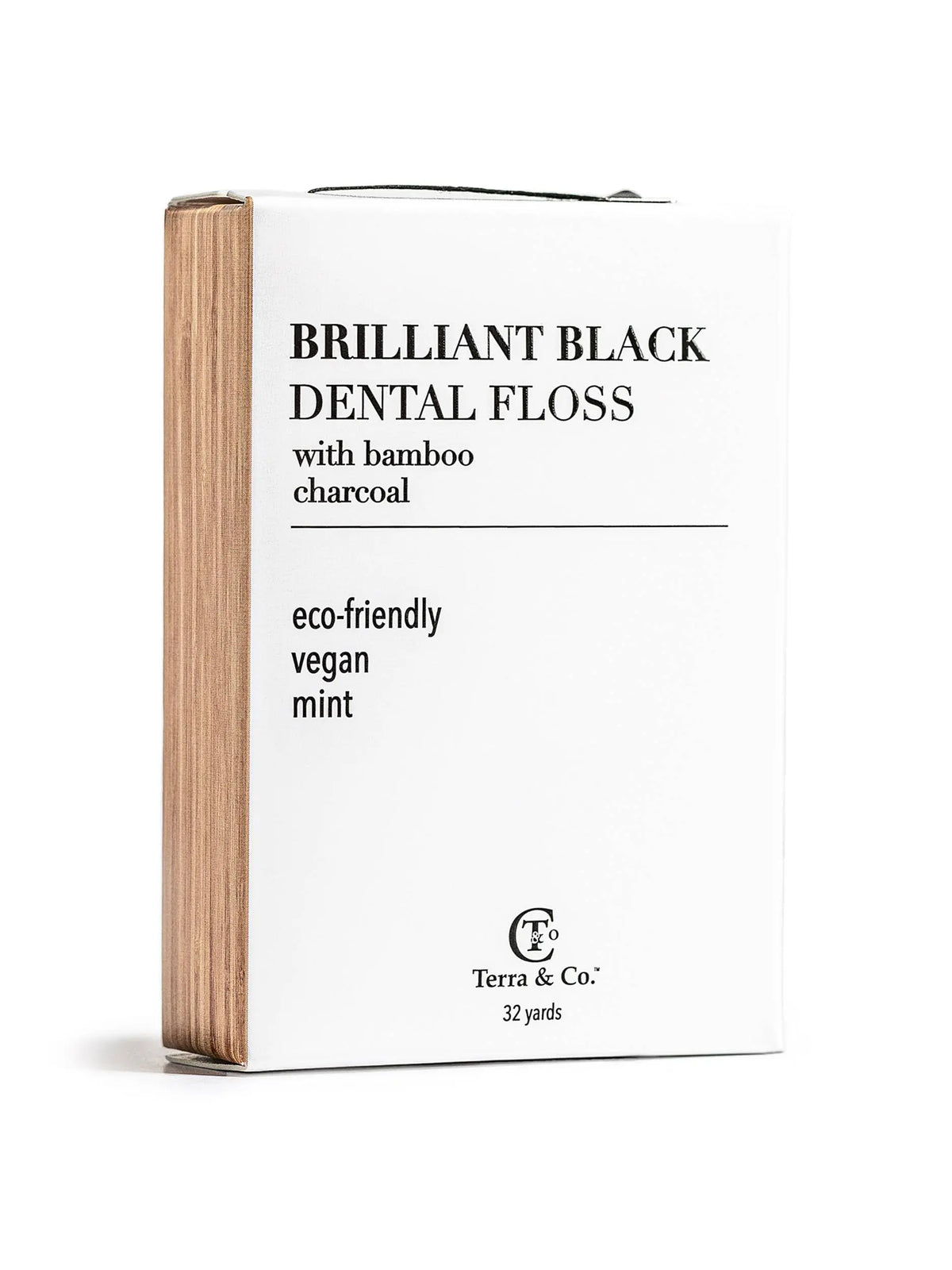 Brilliant Black Dental Floss Terra & Tide LLC.