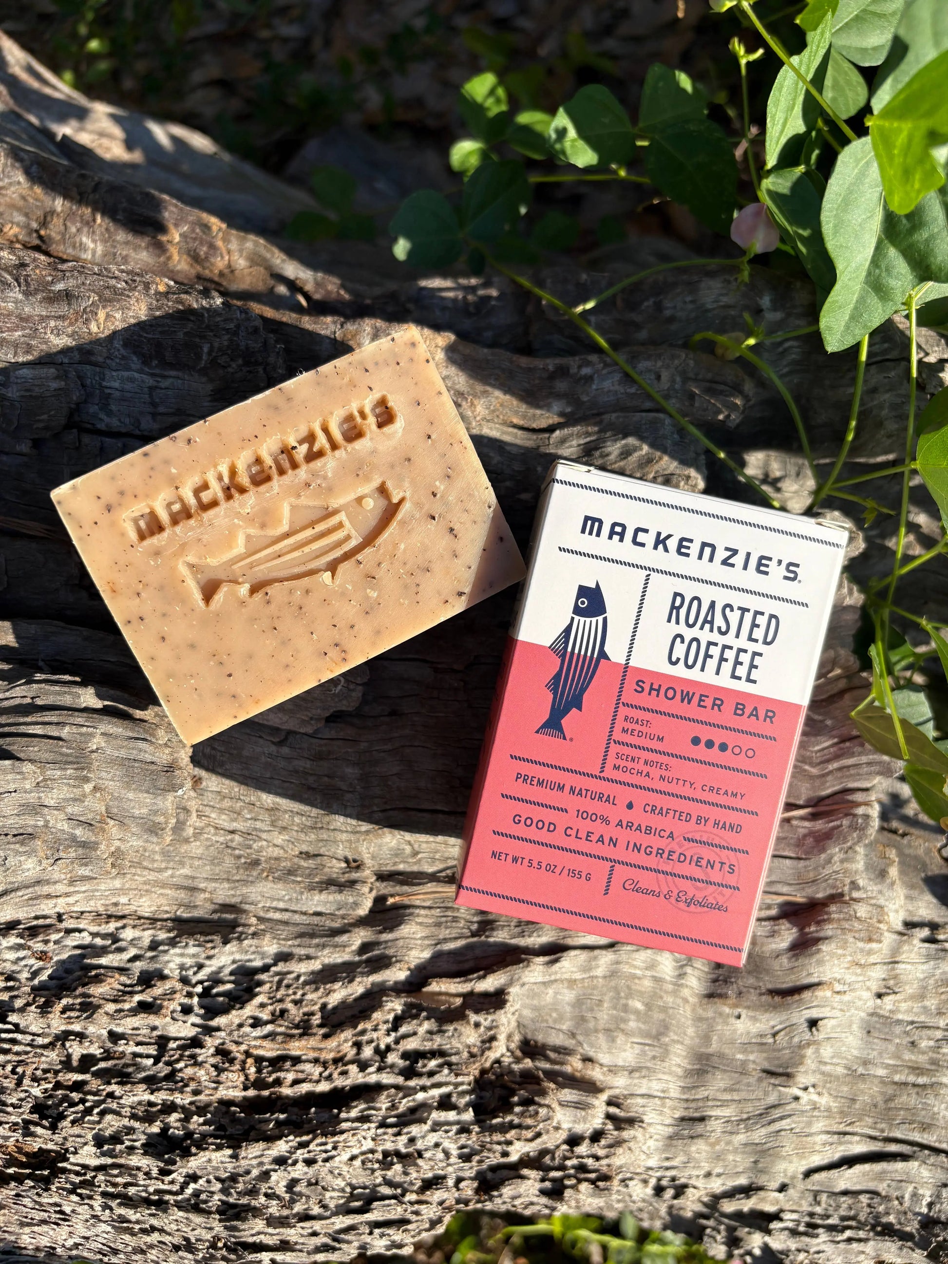 Roasted Coffee Shower Bar- 5.5 oz (12 qty) MacKenzie's Fisherman