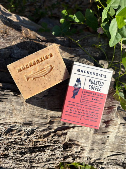 Roasted Coffee Shower Bar- 5.5 oz (12 qty) MacKenzie's Fisherman
