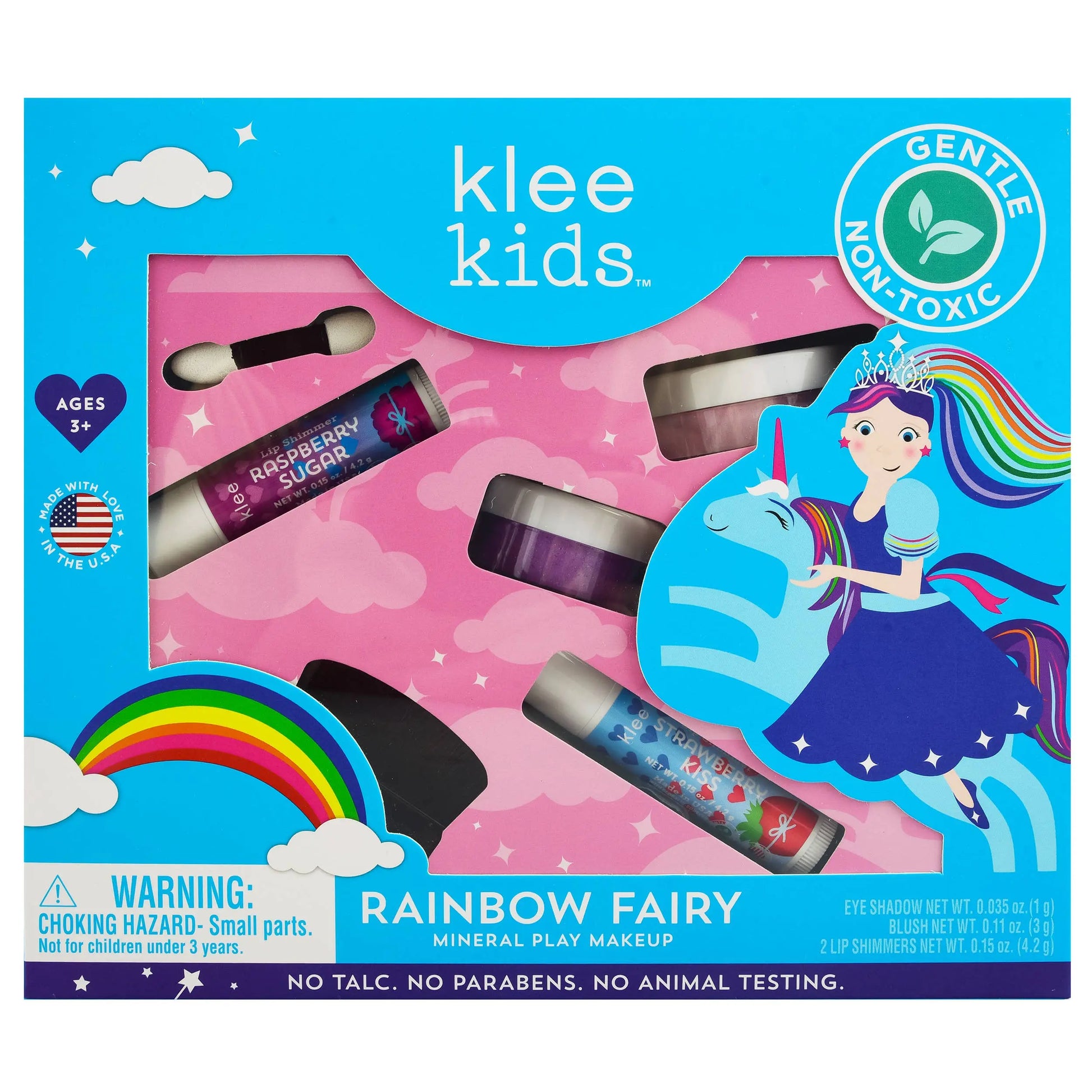 Rainbow Fairy - Klee Kids Natural Mineral Play Makeup Kit: Rainbow Fairy Klee Naturals