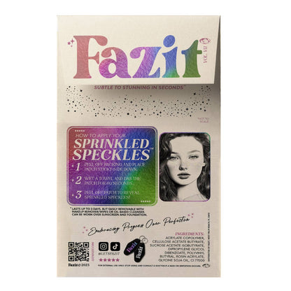 Sprinkled Speckles — Multicolored speckles makeup patches