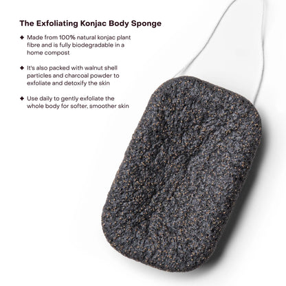 The Exfoliating Konjac Body Sponge: Single (1 Unit) Everist