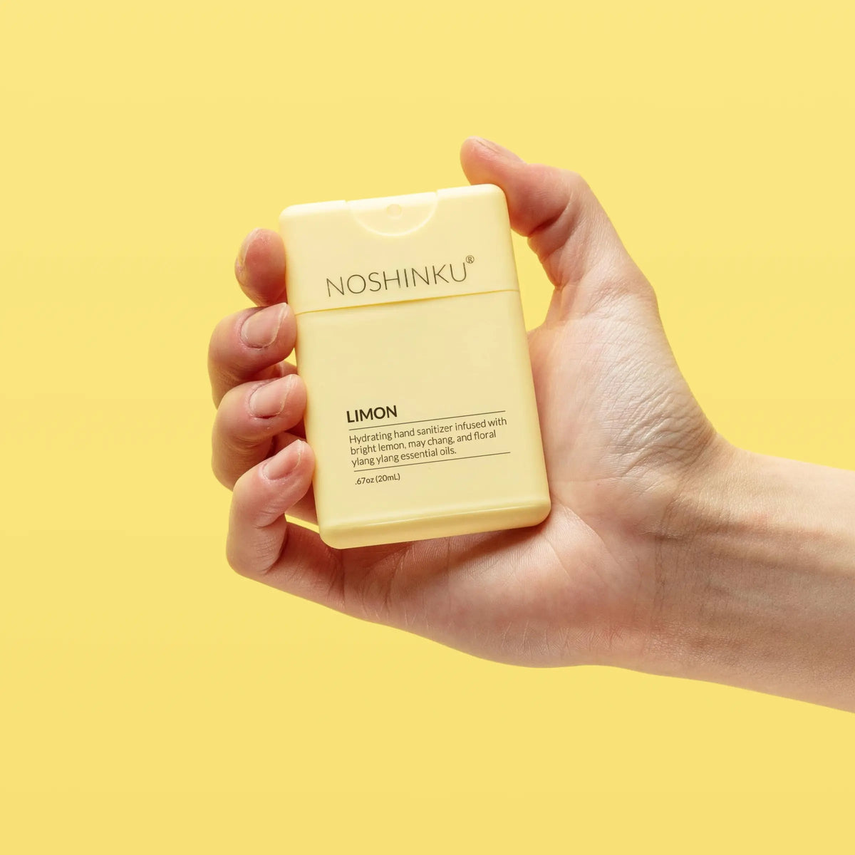 Refillable Lemon Ylang-Ylang Moisturizing Pocket Sanitizer Noshinku