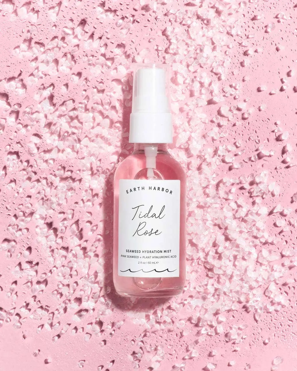 TIDAL ROSE Seaweed Hydration Mist: Pink Seaweed Earth Harbor Naturals
