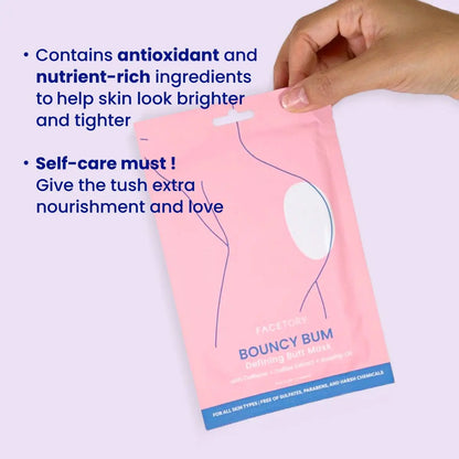 Butt Masks - K-Beauty - Defining - Bouncy Bum - Set of 2 FaceTory