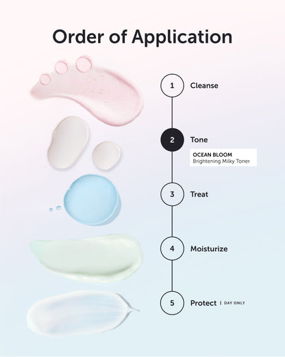OCEAN BLOOM Brightening Milky Toner