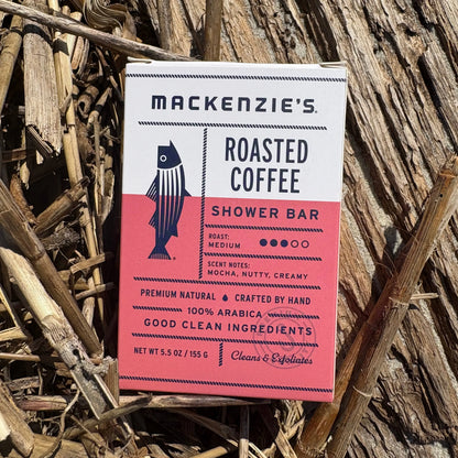 Roasted Coffee Shower Bar- 5.5 oz (12 qty) MacKenzie's Fisherman
