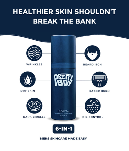 PrettyBoy Face Revival Gel Moisturizer For Men PrettyBoy