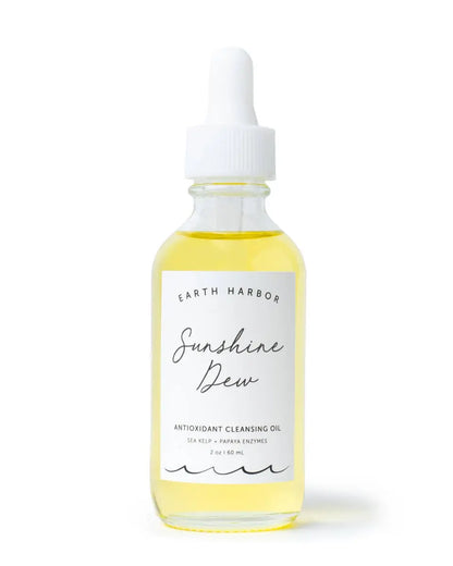 SUNSHINE DEW Cleansing Oil: Papaya Antioxidants + Enzymes Earth Harbor Naturals