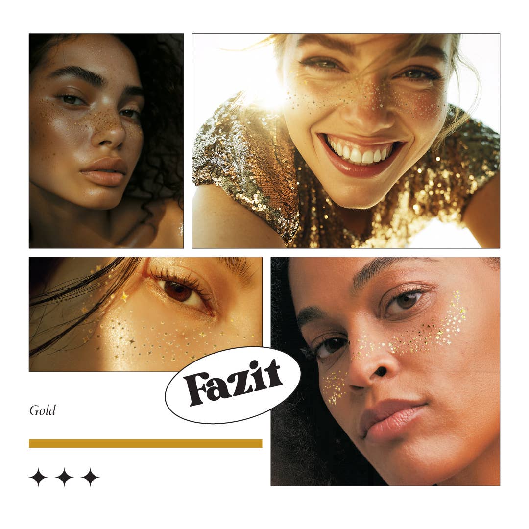 Gold Glitter Freckles — Makeup patches for every occasion: 6