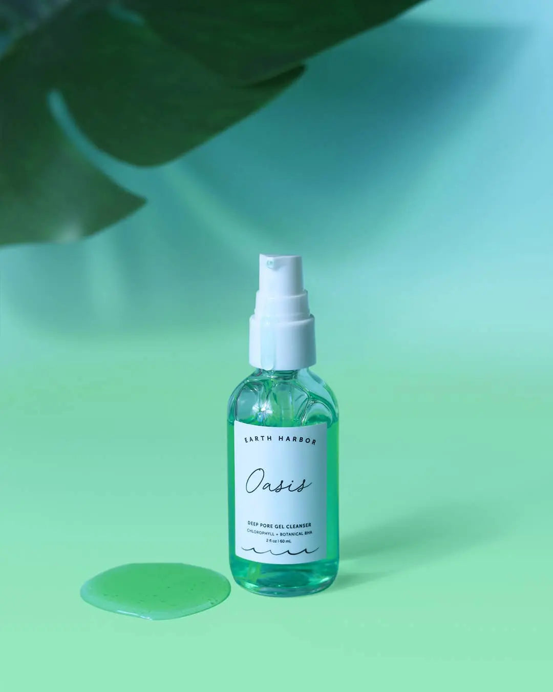 OASIS Deep Pore Gel Cleanser: Chlorophyll + Botanical BHA Earth Harbor Naturals