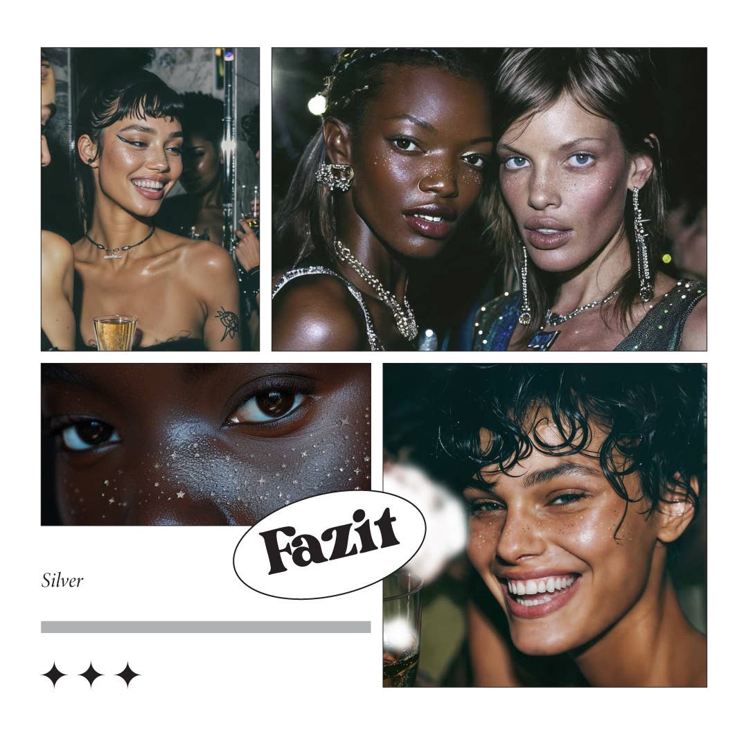 Silver Glitter Freckles —Makeup patches for every occasion: 6