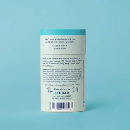 HiBAR Deodorant Sensitive  Aloe + Sea-Moss(Baking soda free) HiBAR
