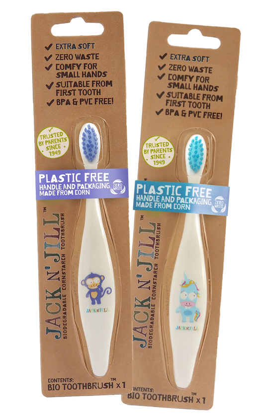 Jack N' Jill Kids Toothbrush - Assortment Unicorn & Monkey