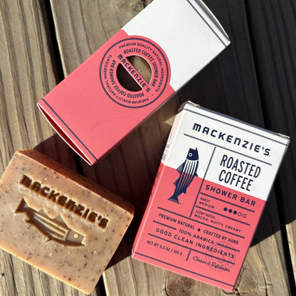 Roasted Coffee Shower Bar- 5.5 oz (12 qty) MacKenzie's Fisherman