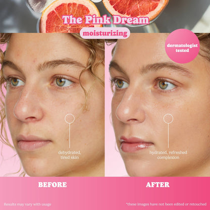 The Pink Dream Moisturizing Raw Juice Sheet Mask: With Peg Hole