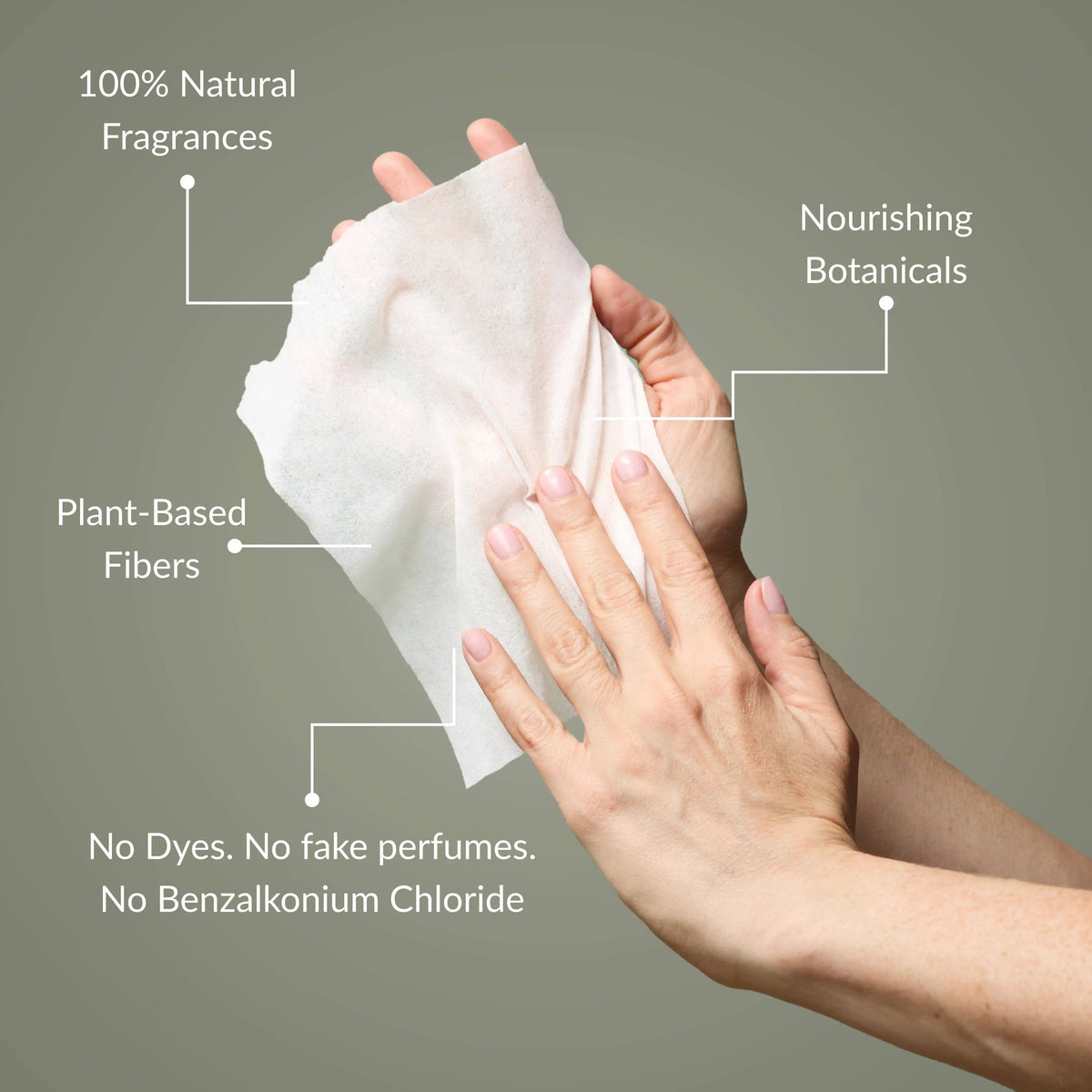 Eucalyptus Nourishing Hand Sanitizing Travel Wipes Noshinku