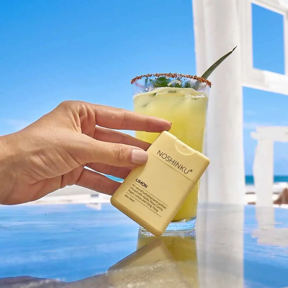 Refillable Lemon Ylang-Ylang Moisturizing Pocket Sanitizer Noshinku